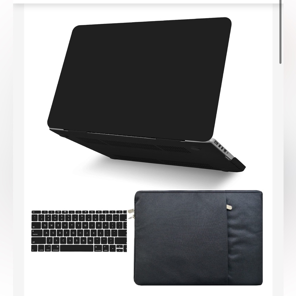 MacBook Pro 16” Protective Plastic Hardshell Keyboard Sleeve Cover Matte Black
